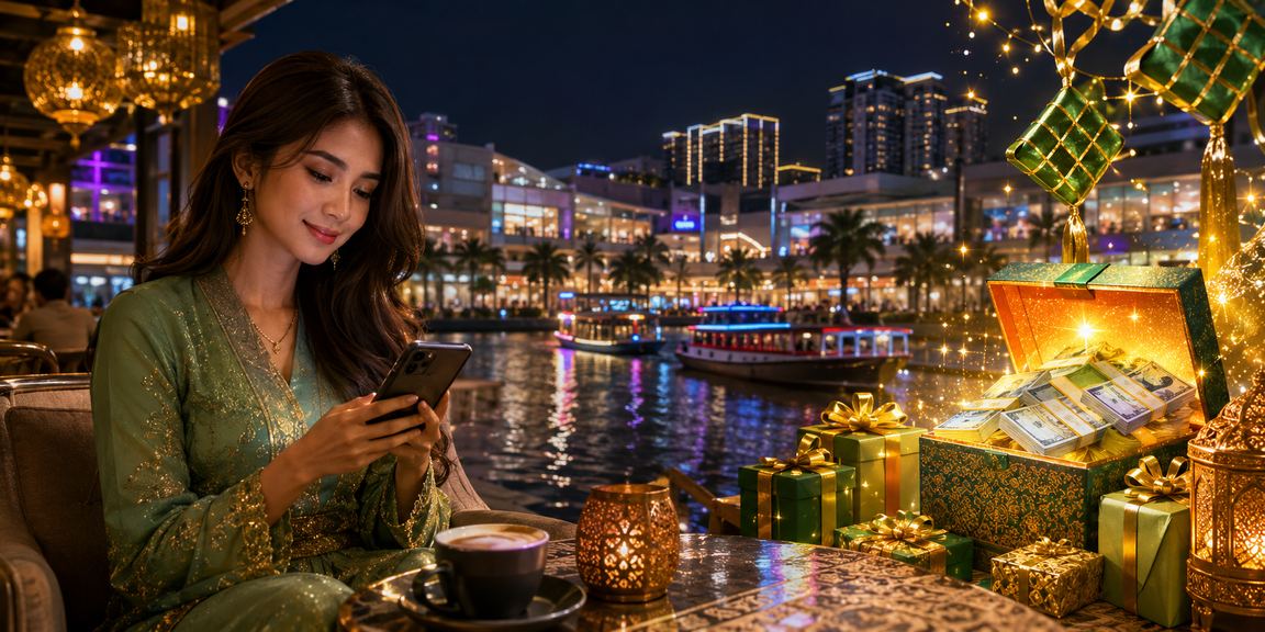 Pemain kasino mudah alih Johor Bahru menyambut Hari Raya dengan permainan baccarat dalam talian