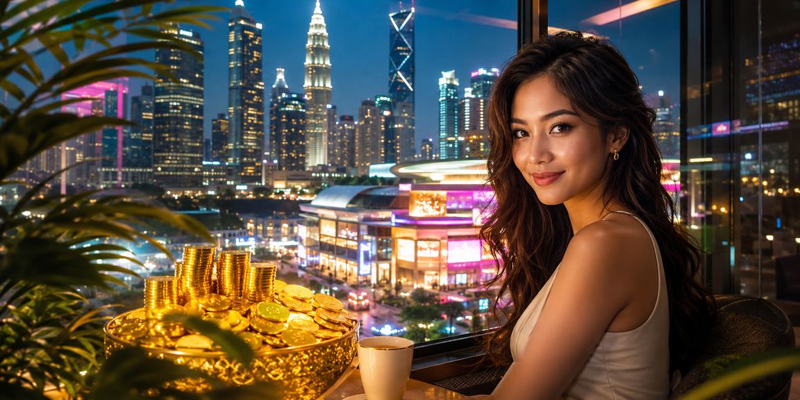 Kasino pertaruhan bergaya Melayu Kuala Lumpur menggambarkan platform hiburan 31200 yang mempromosikan permainan bertanggungjawab