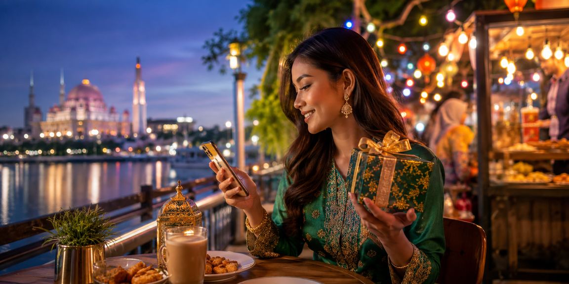 Permainan Teen Patti sempena Hari Raya di Putrajaya dengan suasana perayaan dan promosi menarik